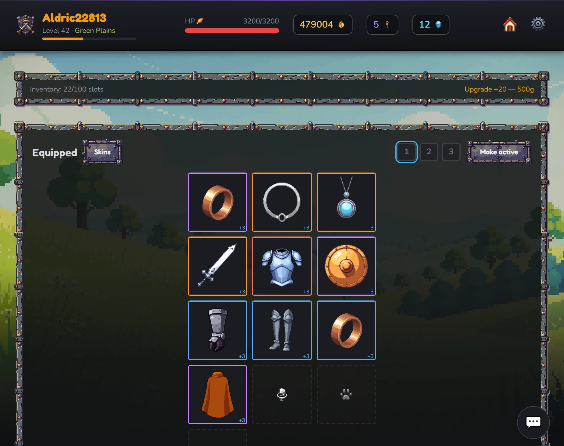 Chase the perfect roll: in-game screenshot